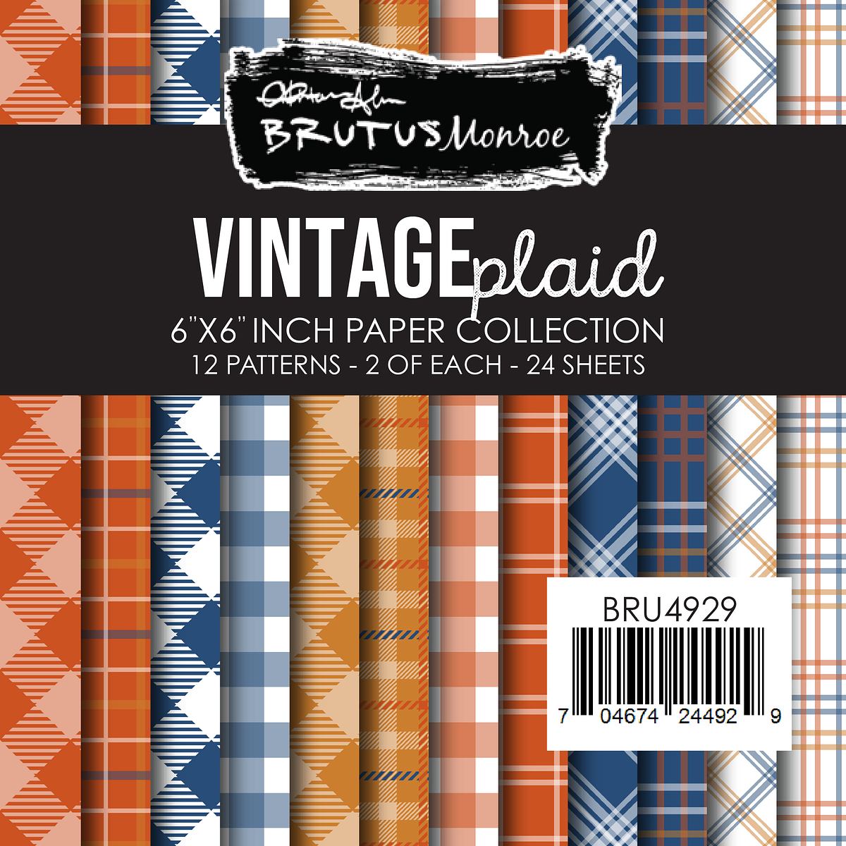 Vintage Plaid | Paper Pad | 6x6